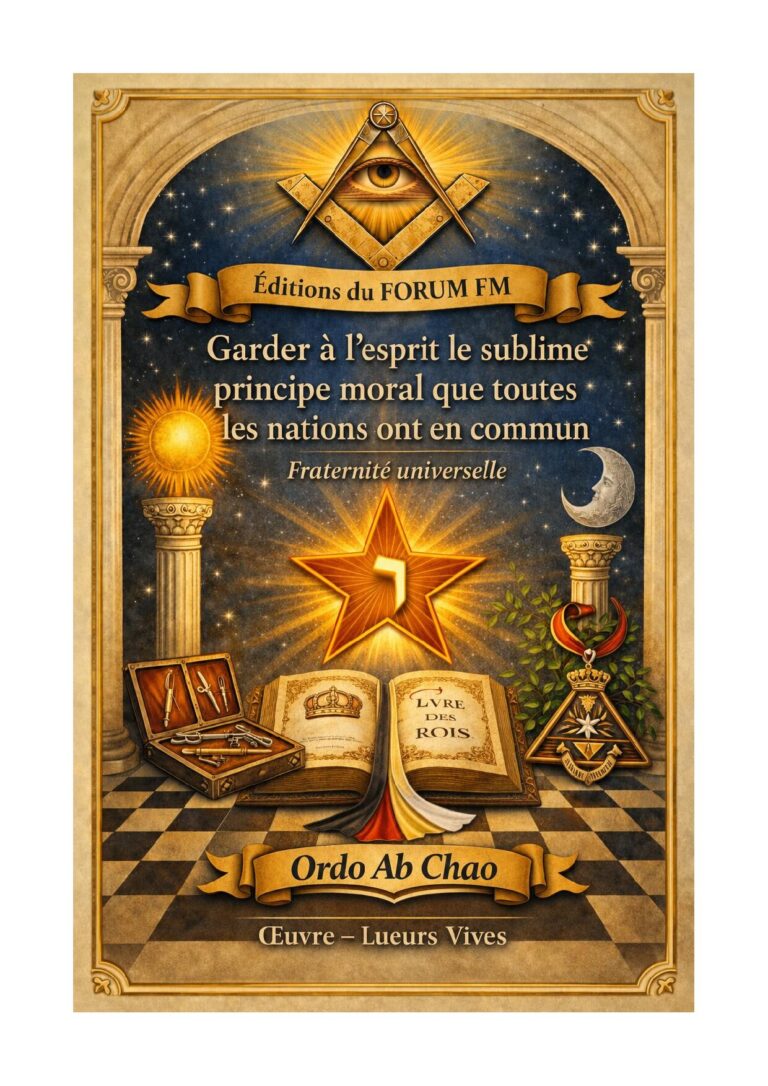 Garder à l'esprit le sublime principe moral que toutes les nations ont en commun – Lueurs Vives - LV1246 - Sources pour Franc-maçon