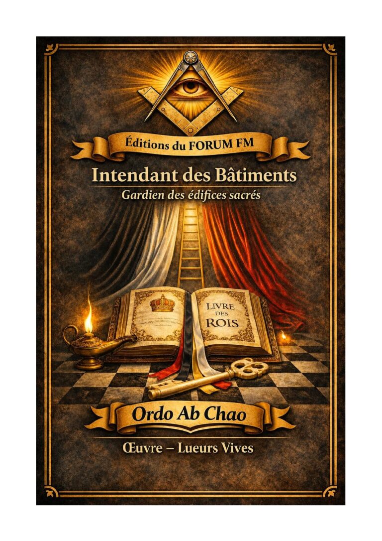 Intendant des Bâtiments – Lueurs Vives - LV0801 - Sources pour Franc-maçon
