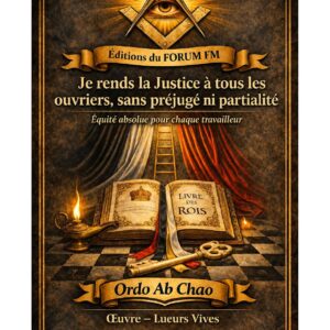 Je rends la Justice à tous les ouvriers, sans préjugé ni partialité – Lueurs Vives - LV0705 - Sources pour Franc-maçon