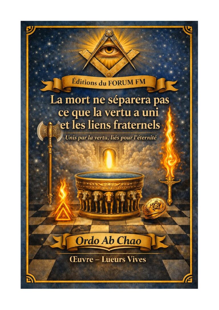 La mort ne séparera pas ce que la vertu a uni et les liens fraternels – Lueurs Vives - LV1484 - Sources pour Franc-maçon