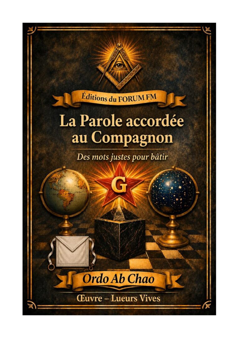 La Parole accordée au Compagnon – Lueurs Vives - LV0233 - Sources pour Franc-maçon