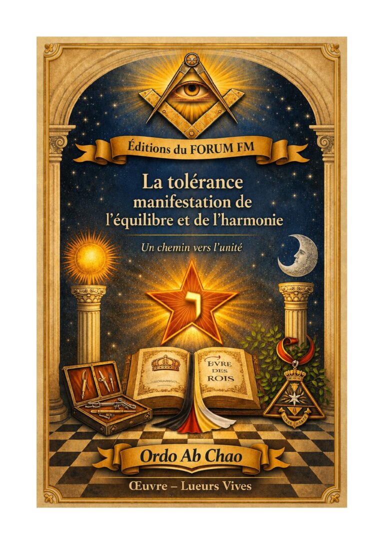 La tolérance manifestation de l'équilibre et de l'harmonie – Lueurs Vives - LV1245 - Sources pour Franc-maçon