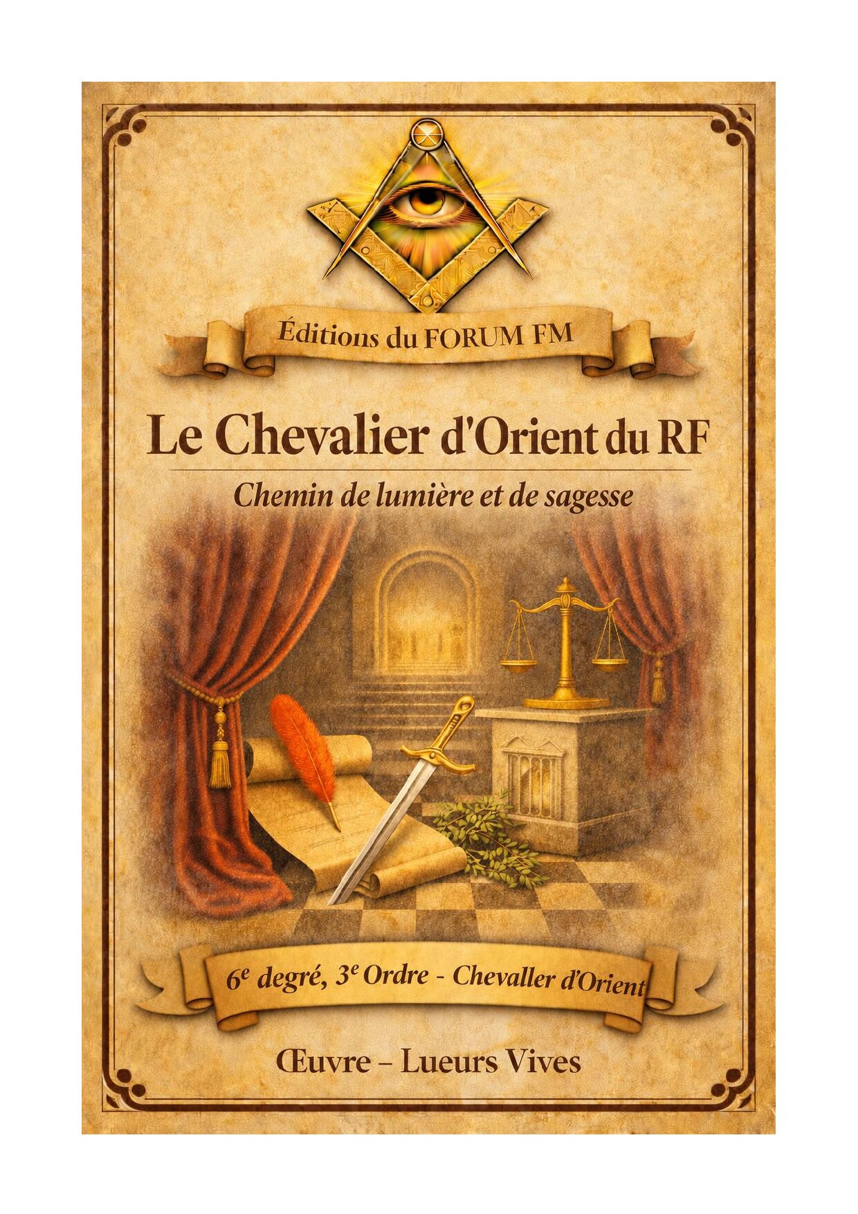 Le Chevalier d'Orient du RF – Lueurs Vives - LV06R1 - Sources pour Franc-maçon