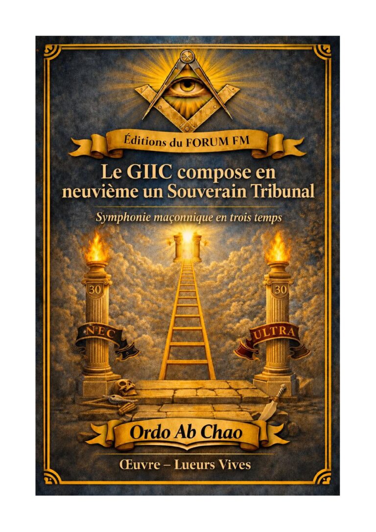 Le GIIC compose en neuvième un Souverain Tribunal – Lueurs Vives - LV3110 - Sources pour Franc-maçon