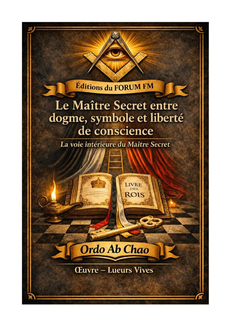 Le Maître Secret entre dogme, symbole et liberté de conscience – Lueurs Vives - LV042S - Sources pour Franc-maçon