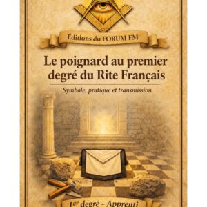 Le poignard au premier degré du Rite Français – Lueurs Vives - LV0197 - Sources pour Franc-maçon