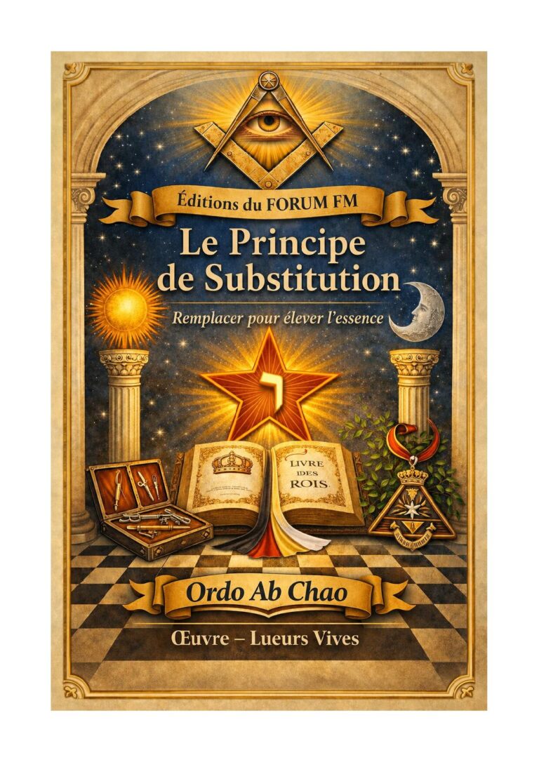 Le Principe de Substitution – Lueurs Vives - LV1224 - Sources pour Franc-maçon