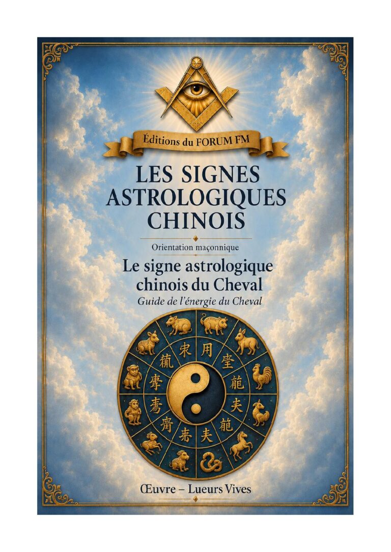 Le signe astrologique chinois du Cheval – Lueurs Vives - LV01ZK - Sources pour Franc-maçon