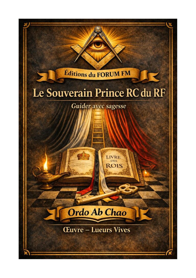 Le Souverain Prince RC du RF – Lueurs Vives - LV07R1 - Sources pour Franc-maçon