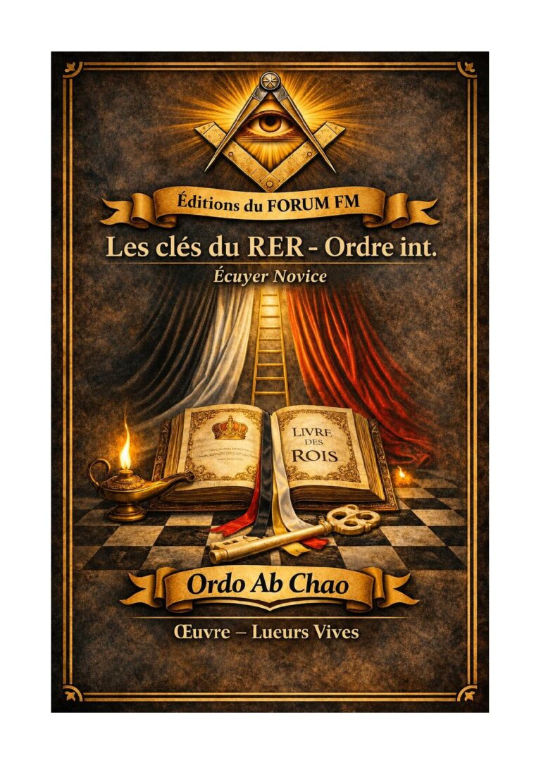 Les clés du RER – Ordre int. – Lueurs Vives - LV05E1 - Sources pour Franc-maçon