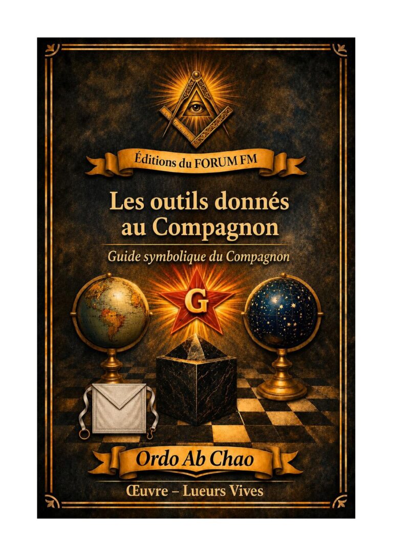 Les outils donnés au Compagnon – Lueurs Vives - LV0211 - Sources pour Franc-maçon