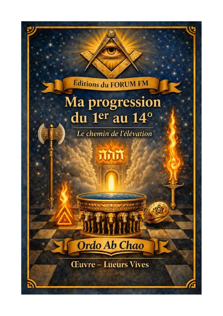Ma progression du 1er au 14° – Lueurs Vives - LV1487 - Sources pour Franc-maçon