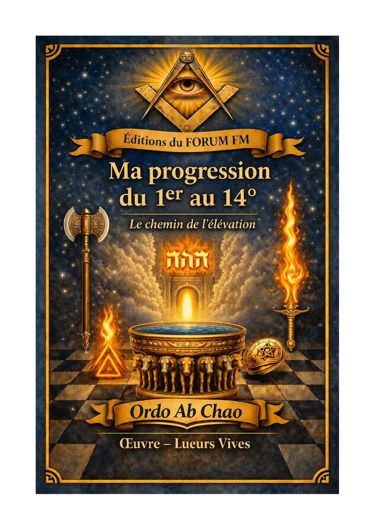 Ma progression du 1er au 14° – Lueurs Vives - LV1487 - Sources pour Franc-maçon