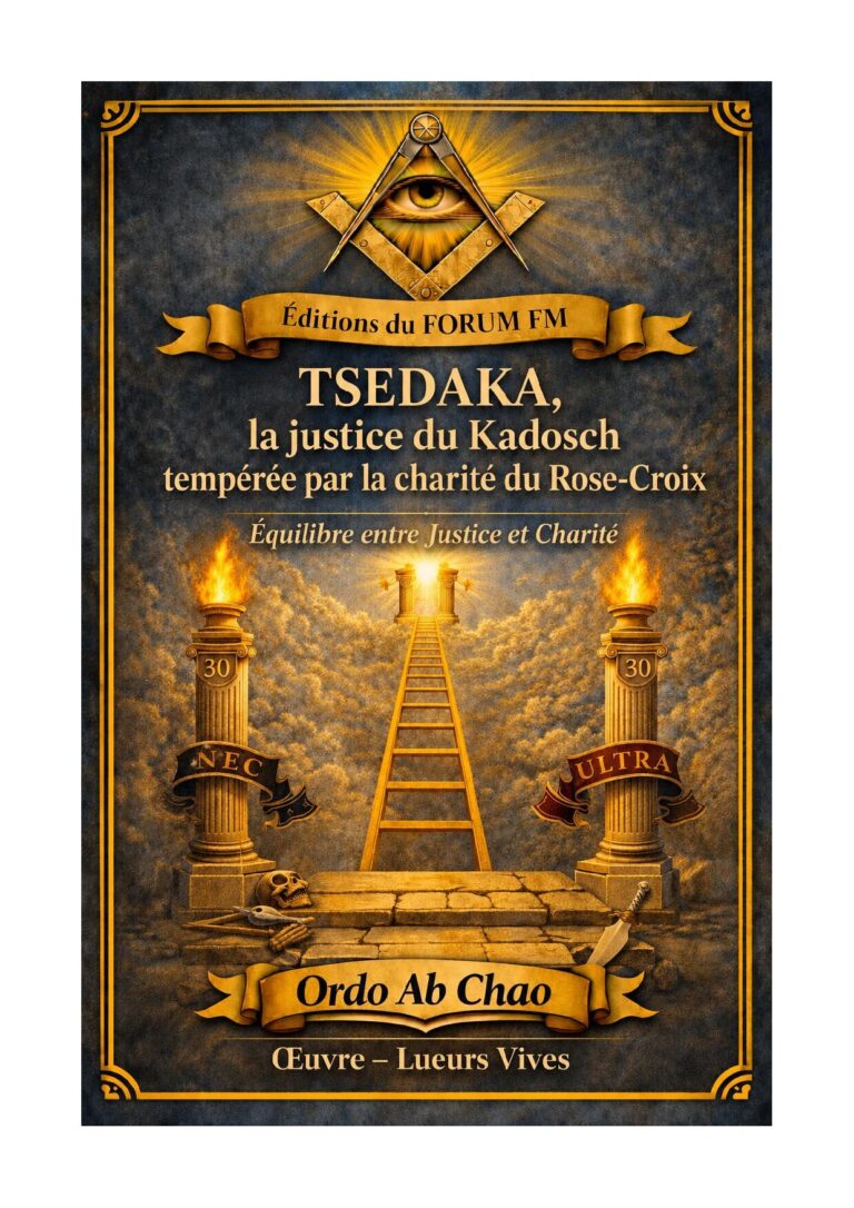 TSEDAKA, la justice du Kadosch tempérée par la charité du Rose-Croix – Lueurs Vives - LV3059 - Sources pour Franc-maçon