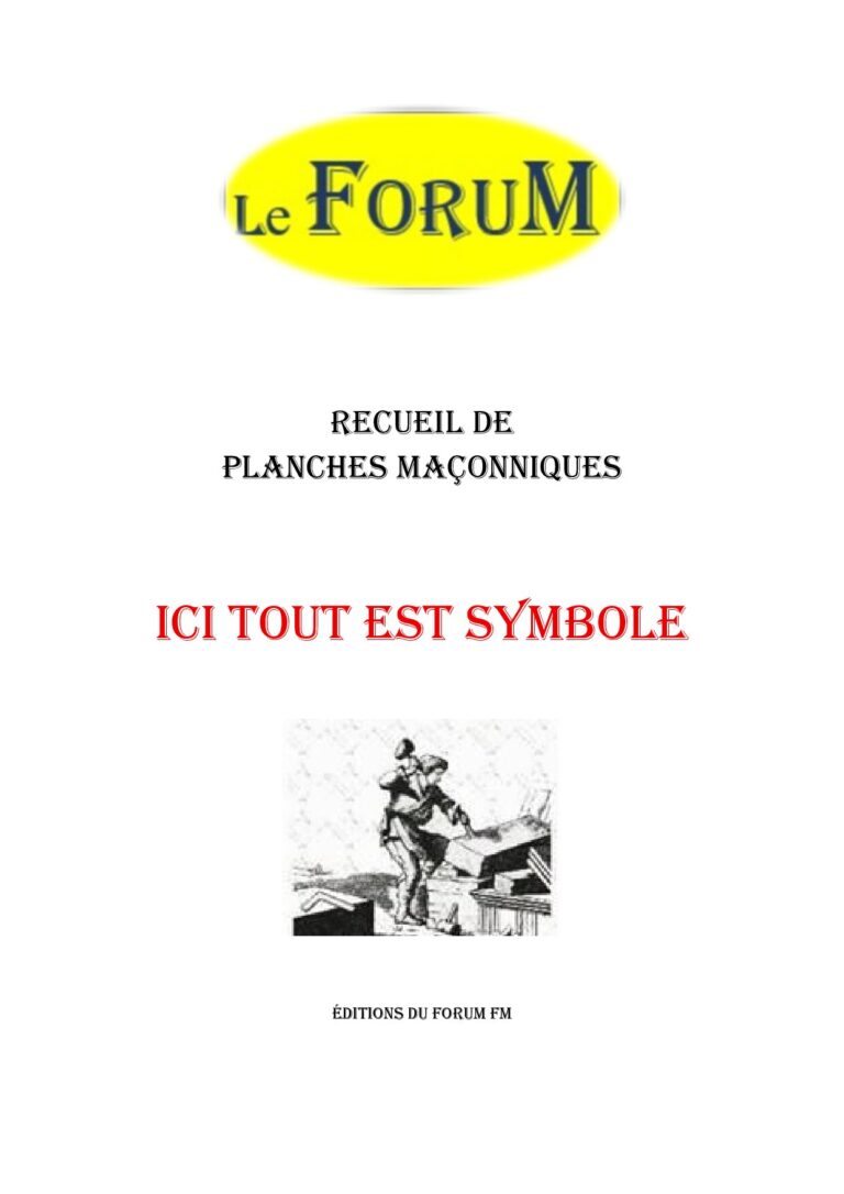 Ici tout est symbole – Recueil - RP019I - Sources pour Franc-maçon