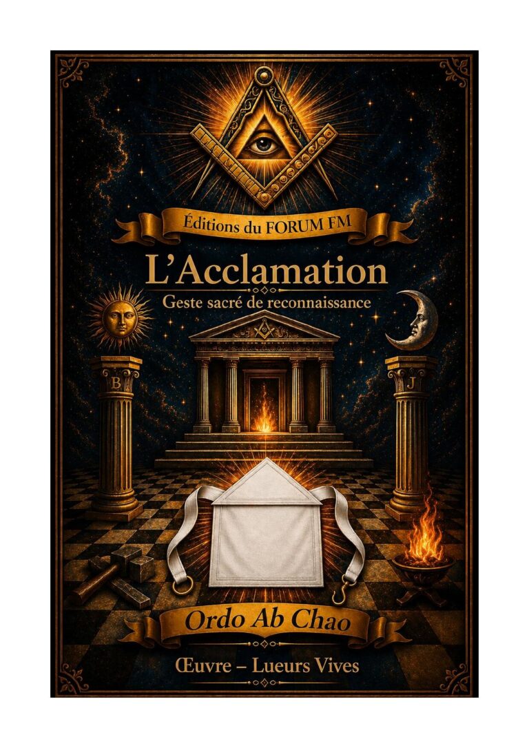 L'Acclamation – Lueurs Vives - LV011X - Sources pour Franc-maçon