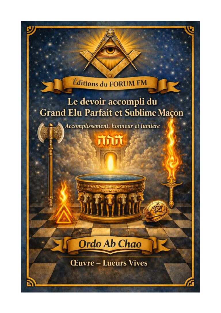 Le devoir accompli du Grand Elu Parfait et Sublime Maçon – Lueurs Vives - LV1430 - Sources pour Franc-maçon