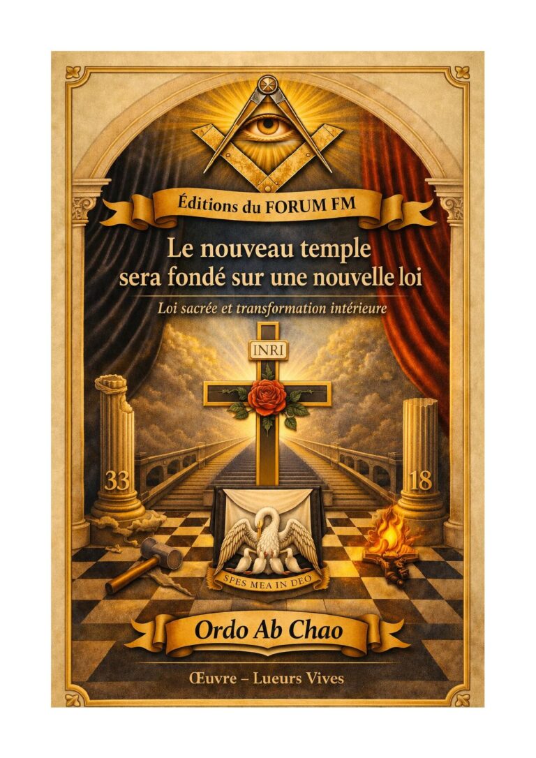 Le nouveau temple sera fondé sur une nouvelle loi – Lueurs Vives - LV1864 - Sources pour Franc-maçon