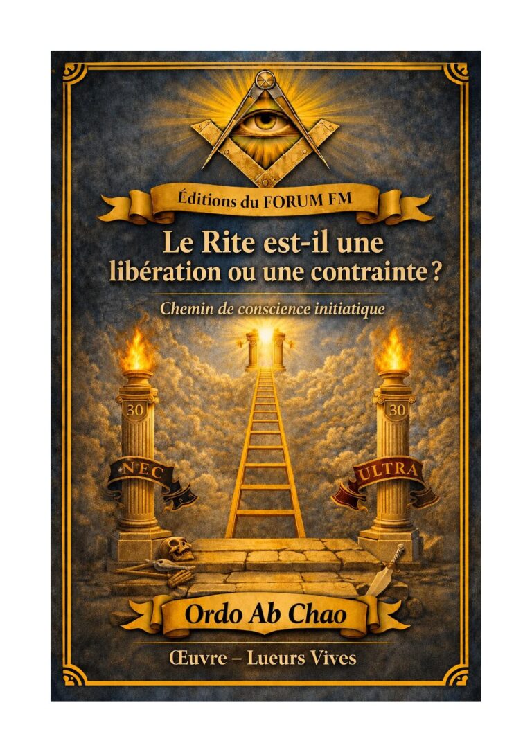 Le Rite est-il une libération ou une contrainte ? – Lueurs Vives - LV3120 - Sources pour Franc-maçon