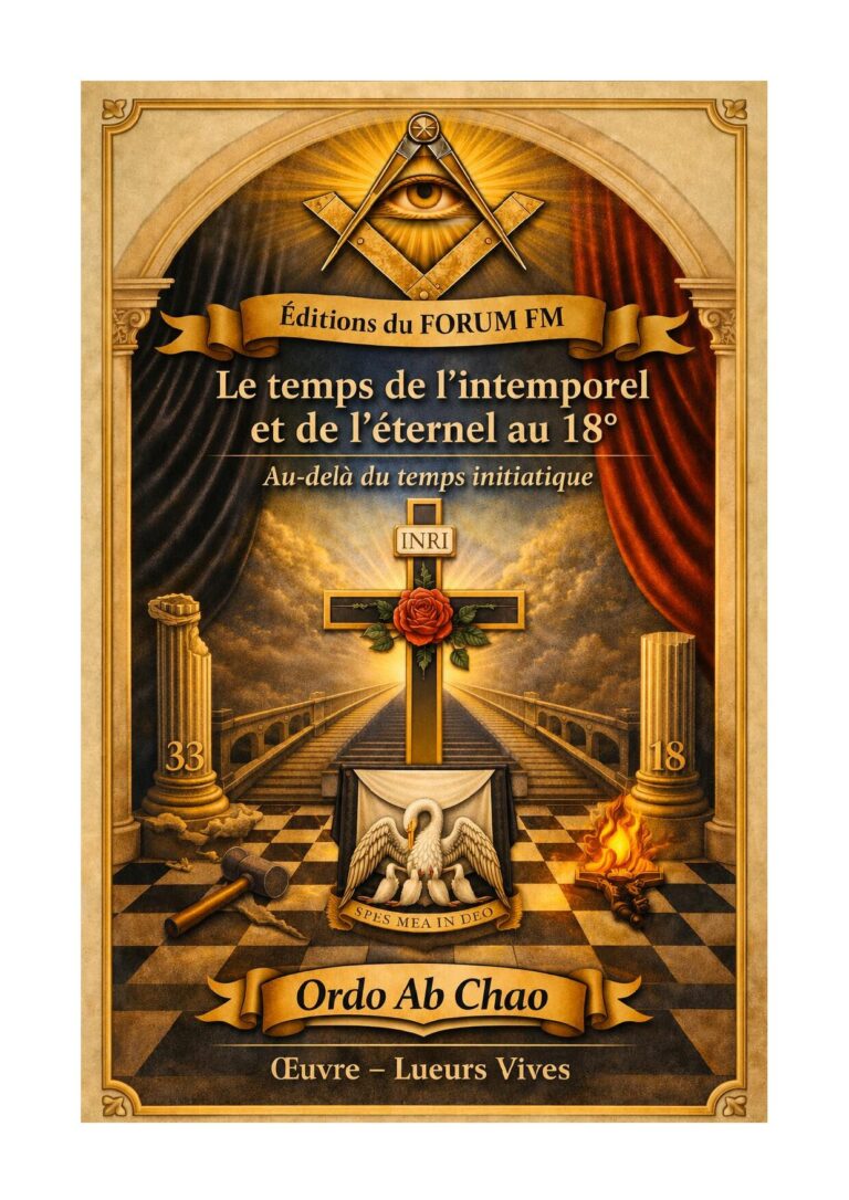 Le temps de l'intemporel et de l'éternel au 18° – Lueurs Vives - LV1854 - Sources pour Franc-maçon