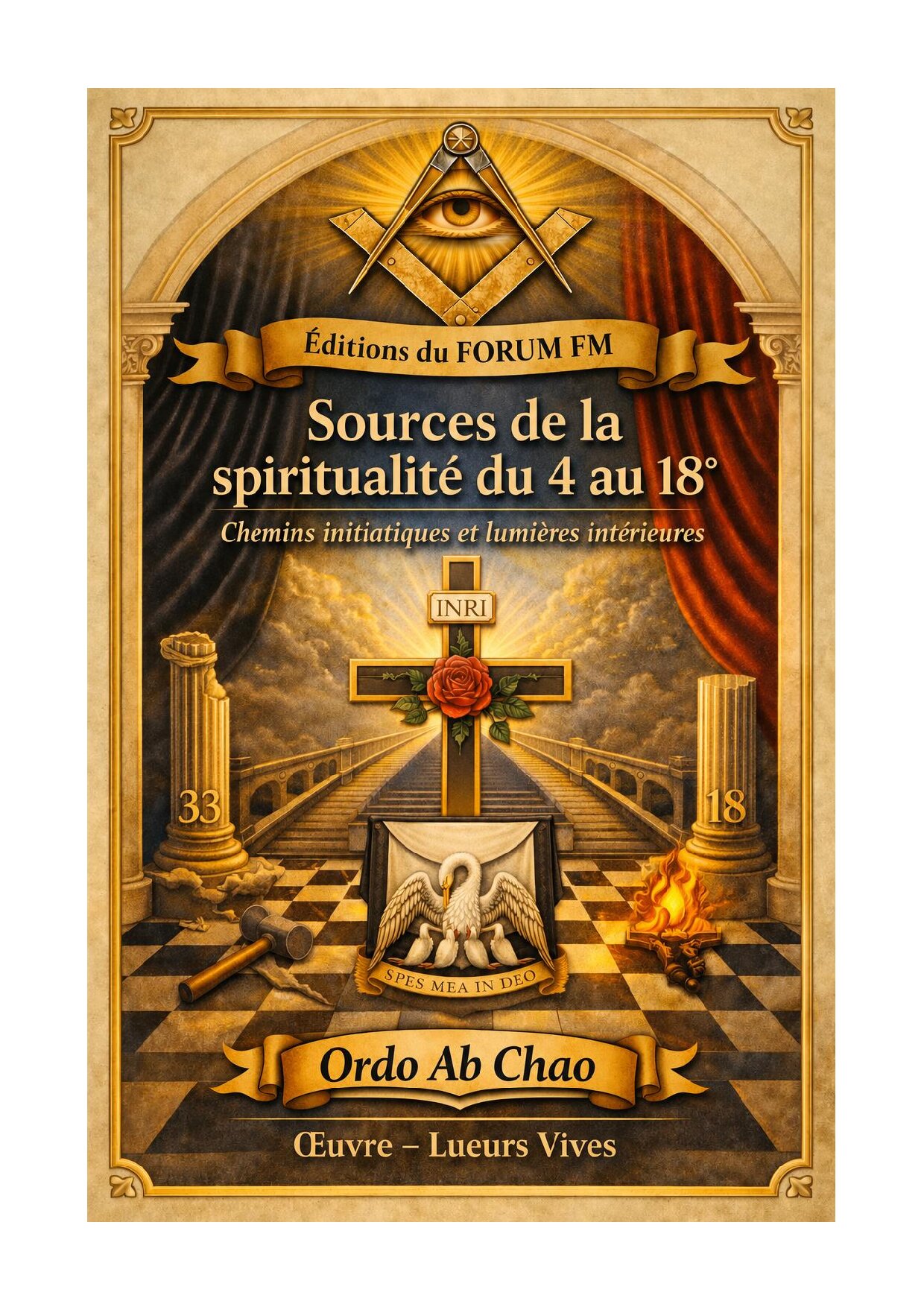 Sources de la spiritualité du 4 au 18° – Lueurs Vives - LV1866 - Sources pour Franc-maçon