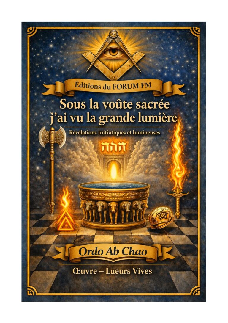 Sous la voûte sacrée j'ai vu la grande lumière – Lueurs Vives - LV145D - Sources pour Franc-maçon