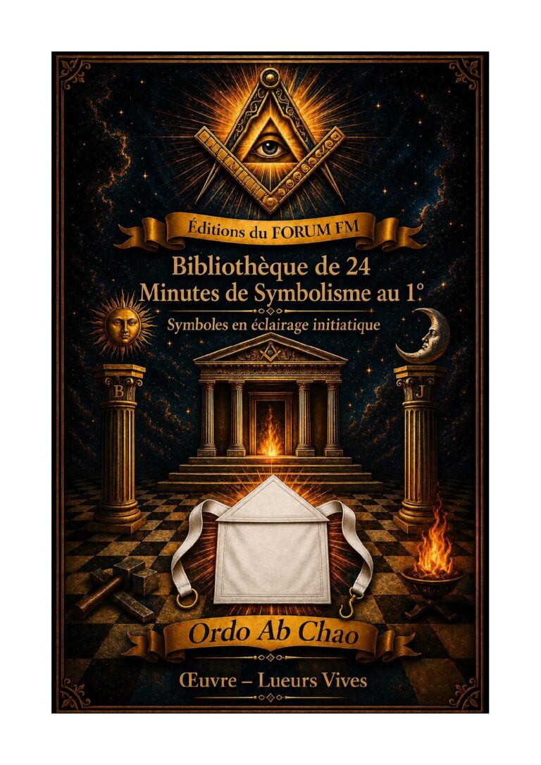 Bibliothèque de 24 Minutes de Symbolisme au 1° – Lueurs Vives - LV01MS - Sources pour Franc-maçon