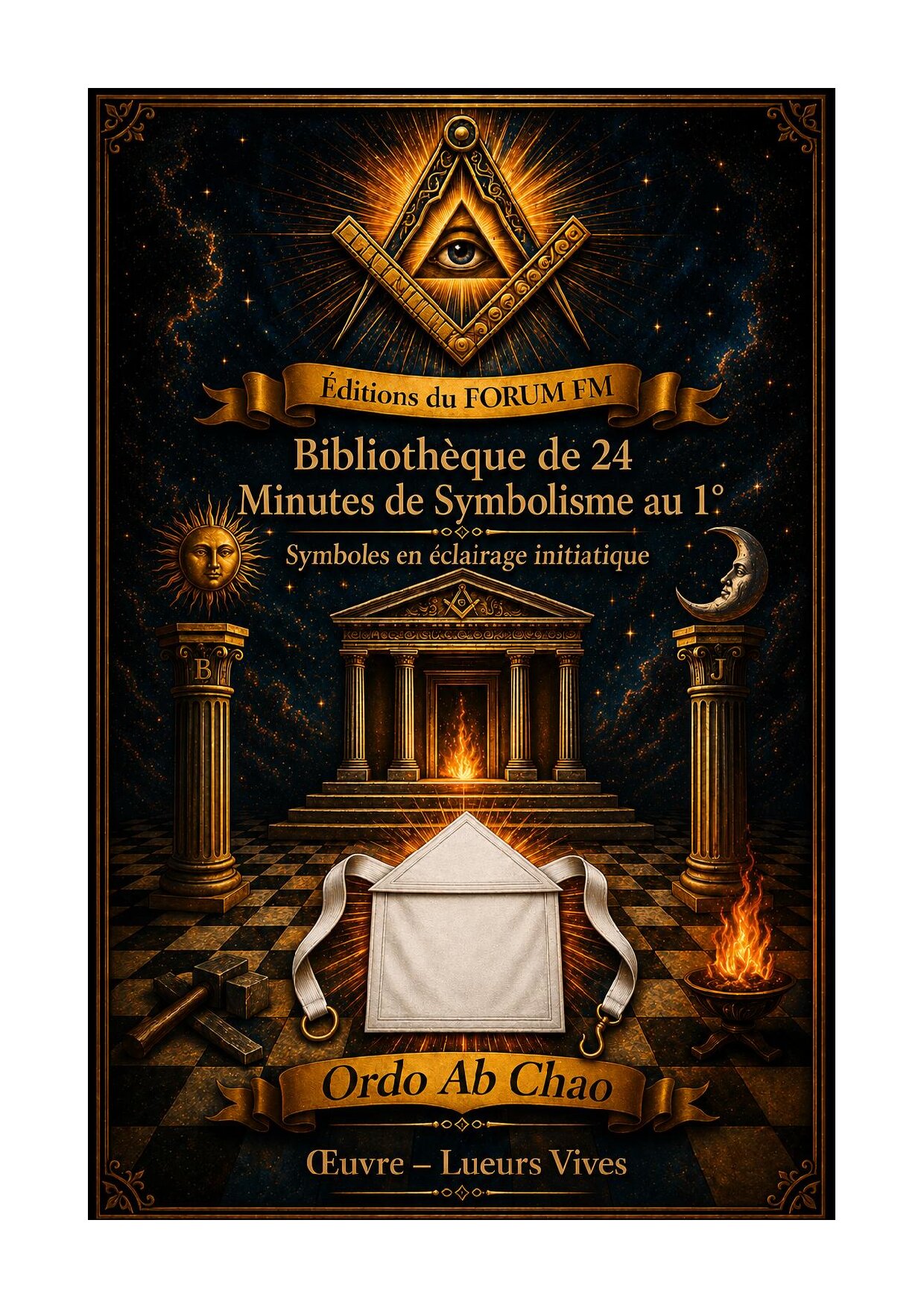 Bibliothèque de 24 Minutes de Symbolisme au 1° – Lueurs Vives - LV01MS - Sources pour Franc-maçon