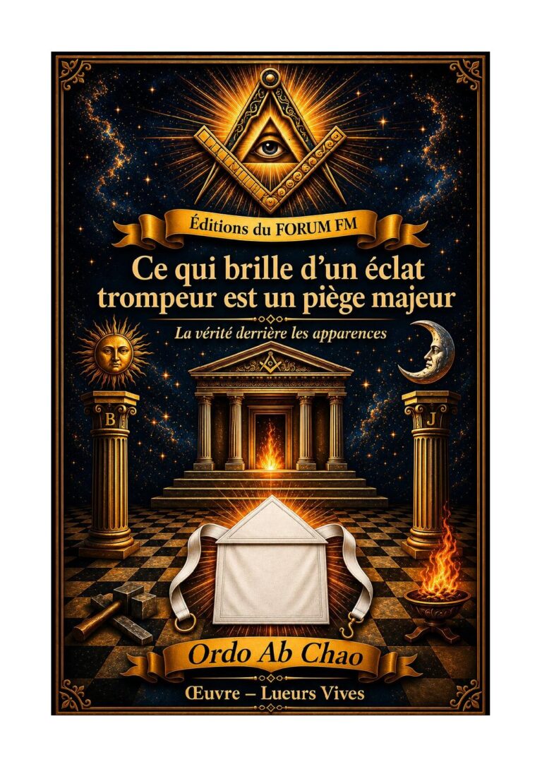 Ce qui brille d'un éclat trompeur est un piège majeur – Lueurs Vives - LV011R - Sources pour Franc-maçon