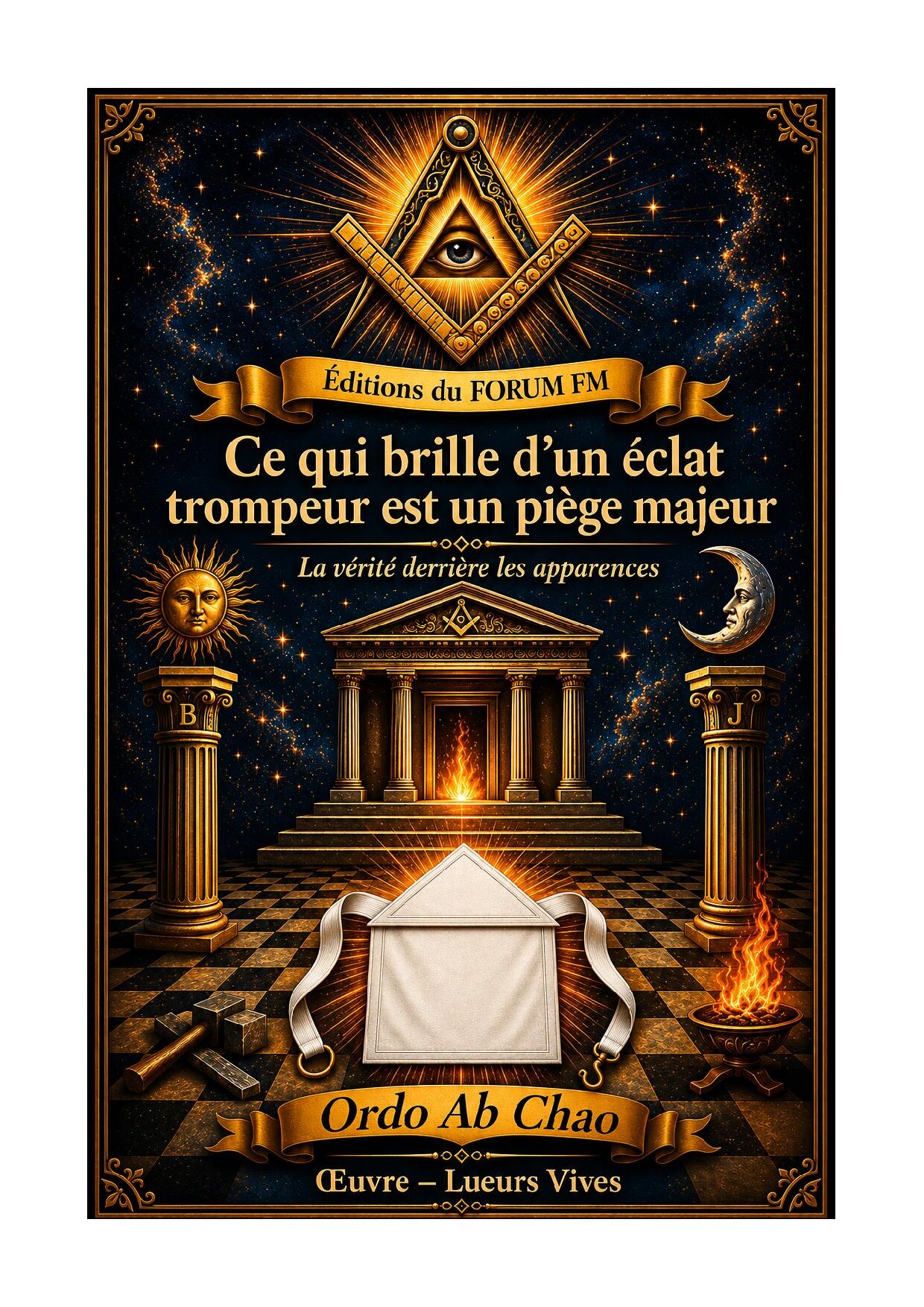 Ce qui brille d'un éclat trompeur est un piège majeur – Lueurs Vives - LV011R - Sources pour Franc-maçon