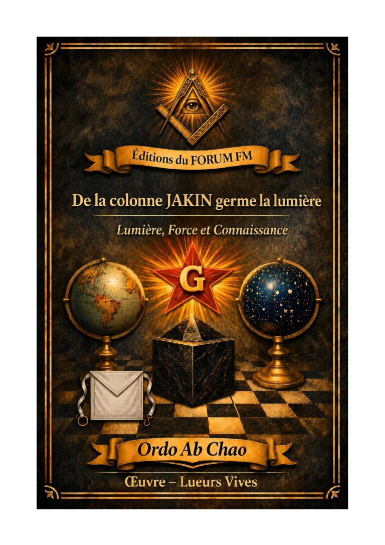 De la colonne JAKIN germe la lumière – Lueurs Vives - LV0276 - Sources pour Franc-maçon