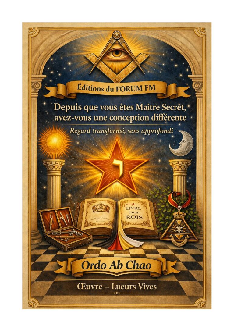 Depuis que vous êtes Maître Secret, avez-vous une conception différente – Lueurs Vives - LV1241 - Sources pour Franc-maçon