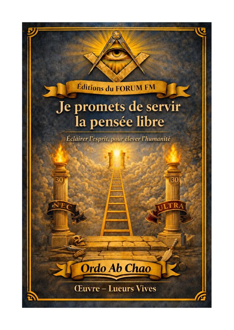 Je promets de servir la pensée libre – Lueurs Vives - LV3105 - Sources pour Franc-maçon