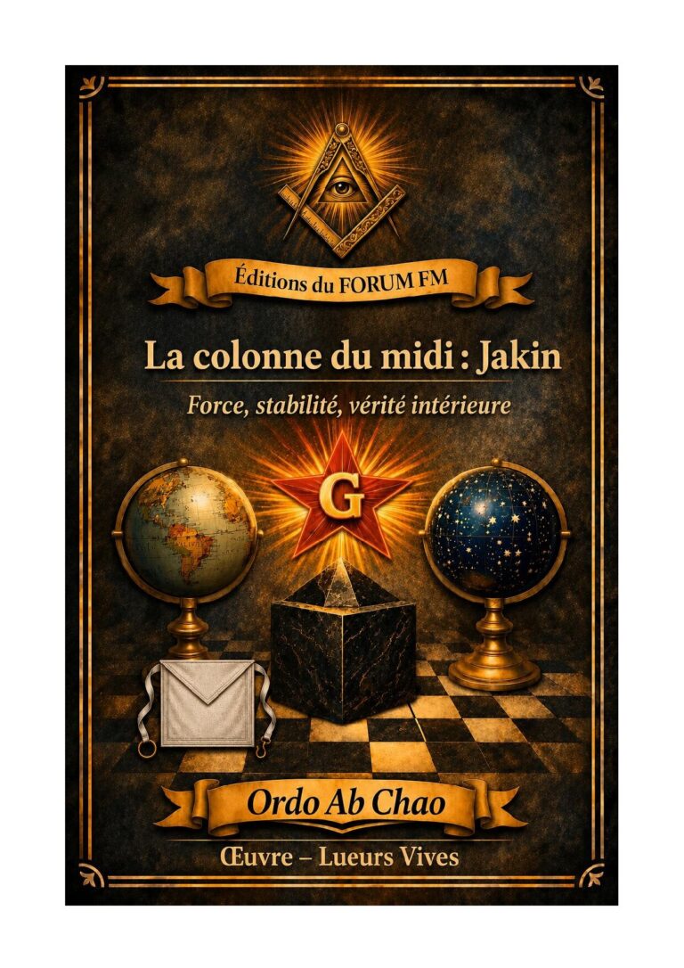 La colonne du midi : Jakin – Lueurs Vives - LV0275 - Sources pour Franc-maçon