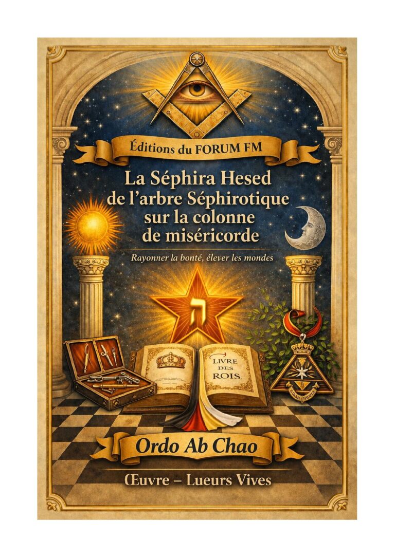 La Séphira Hesed de l'arbre Séphirotique sur la colonne de miséricorde – Lueurs Vives - LV1247 - Sources pour Franc-maçon