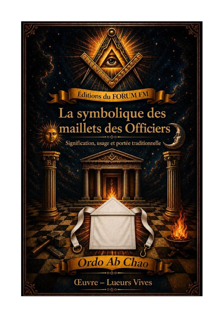 La symbolique des maillets des Officiers – Lueurs Vives - LV012I - Sources pour Franc-maçon