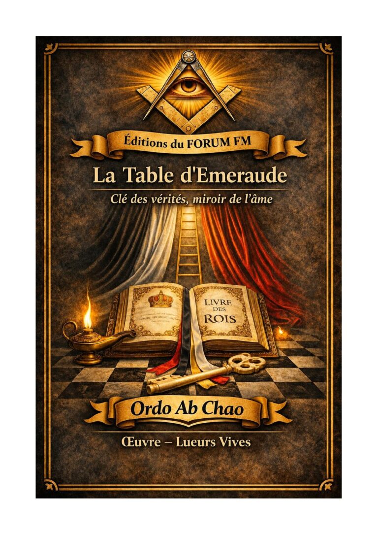 La Table d'Emeraude – Lueurs Vives - LV0459 - Sources pour Franc-maçon