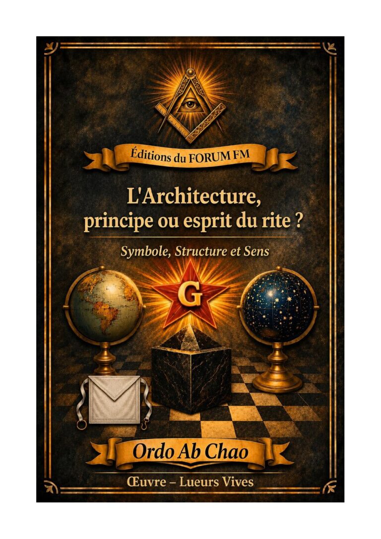 L'Architecture, principe ou esprit du rite ? – Lueurs Vives - LV0272 - Sources pour Franc-maçon