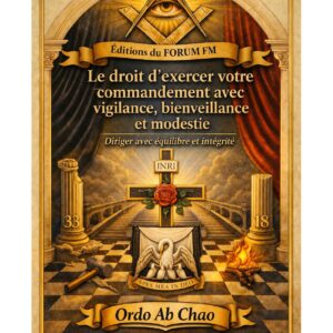 Le droit d'exercer votre commandement avec vigilance, bienveillance et modestie – Lueurs Vives - LV1859 - Sources pour Franc-maçon