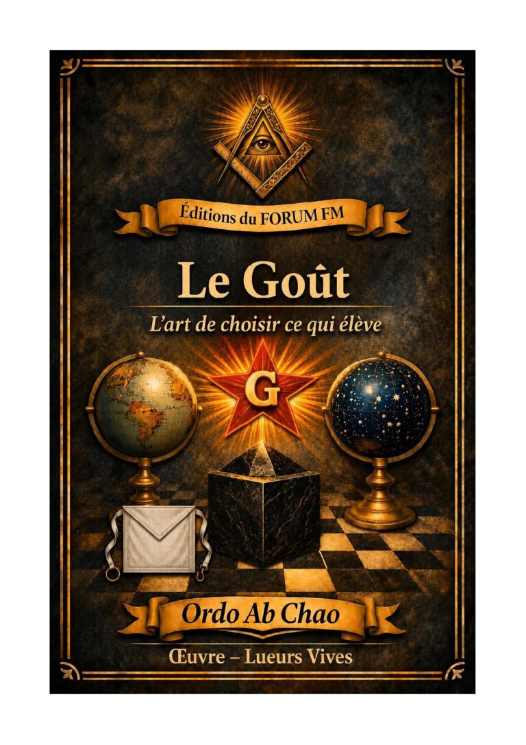 Le Goût – Lueurs Vives - LV0248 - Sources pour Franc-maçon