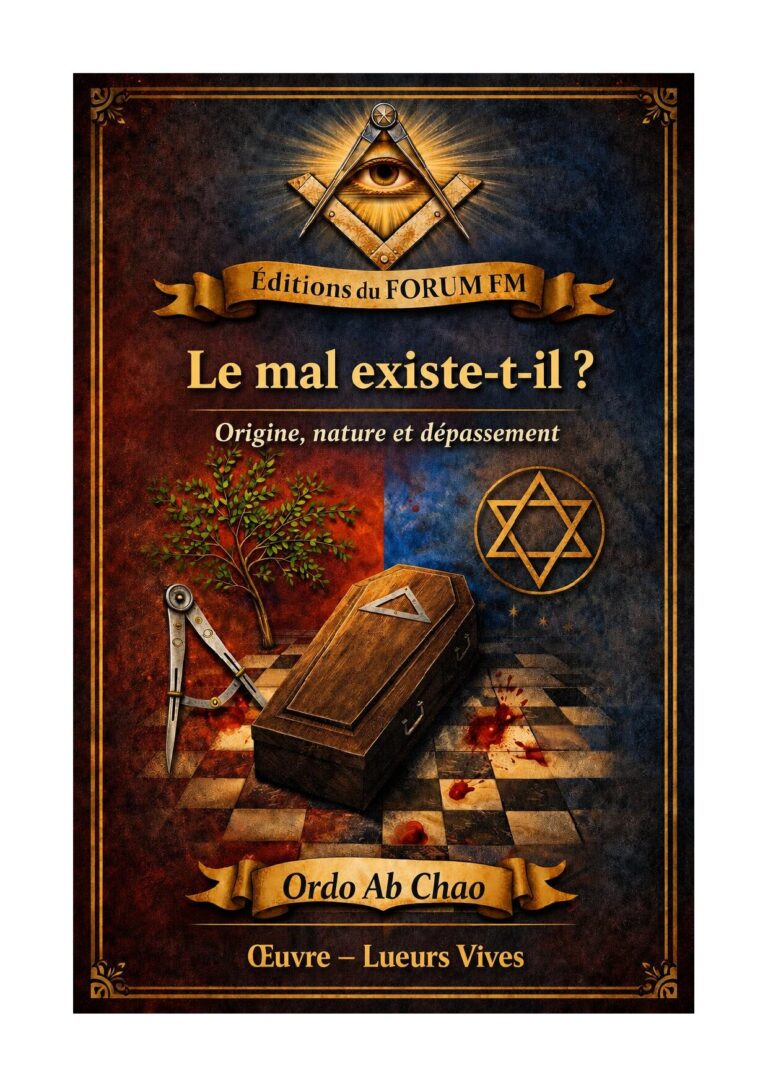 Le mal existe-t-il ? – Lueurs Vives - LV037A - Sources pour Franc-maçon