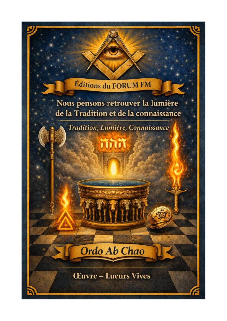 Nous pensons retrouver la lumière de la Tradition et de la connaissance – Lueurs Vives - LV1425 - Sources pour Franc-maçon