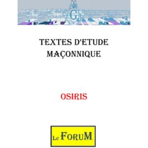 Osiris – Corpus - CM039W - Sources pour Franc-maçon