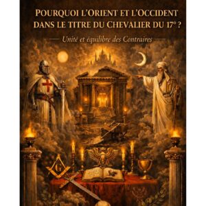 Pourquoi l'Orient et l'Occident dans le titre du Chevalier du 17° ? – Lueurs Vives - LV1711 - Sources pour Franc-maçon
