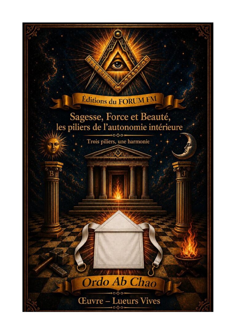 Sagesse, Force et Beauté, les piliers de l'autonomie intérieure – Lueurs Vives - LV019L - Sources pour Franc-maçon