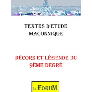 Décors et légende du 9ème degré – Corpus - CM0924 - Sources pour Franc-maçon