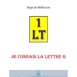 Je connais la lettre G – Un Le Tout - SR027M - Sources pour Franc-maçon