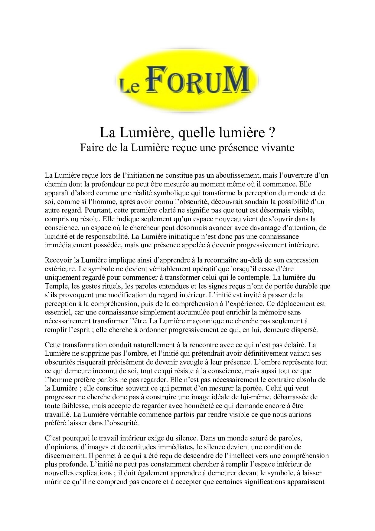 La Lumière, quelle lumière ? – Planche 7