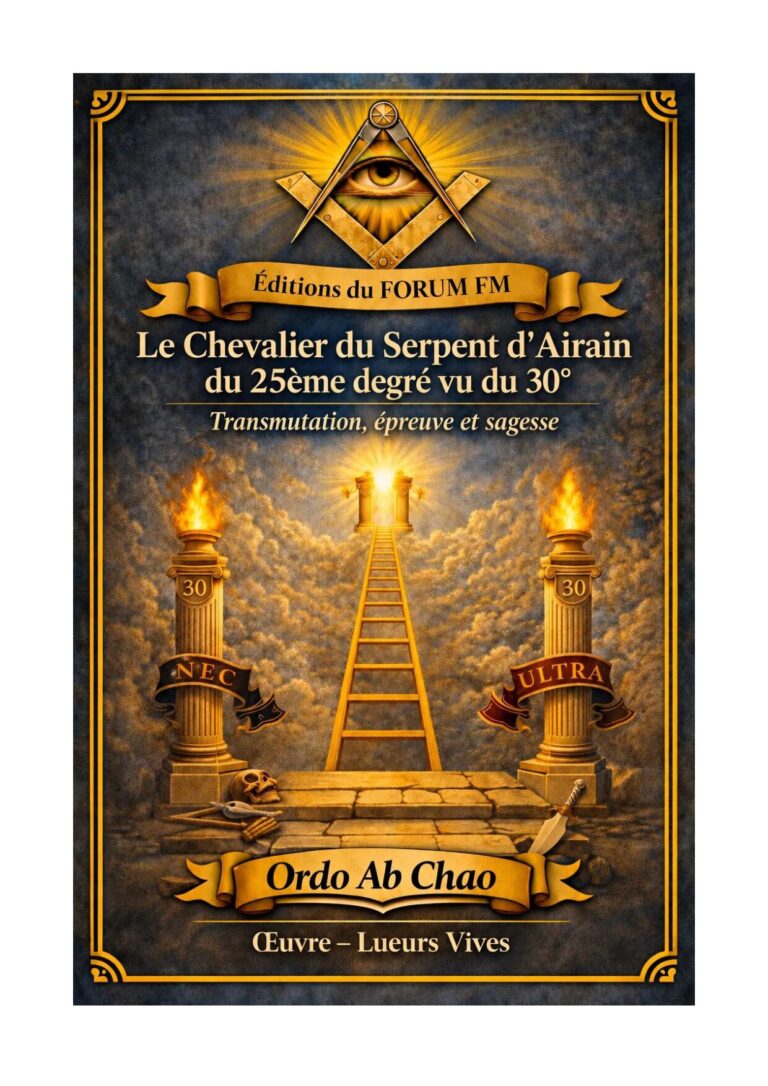 Le Chevalier du Serpent d'Airain du 25ème degré vu du 30° – Lueurs Vives - LV3069 - Sources pour Franc-maçon