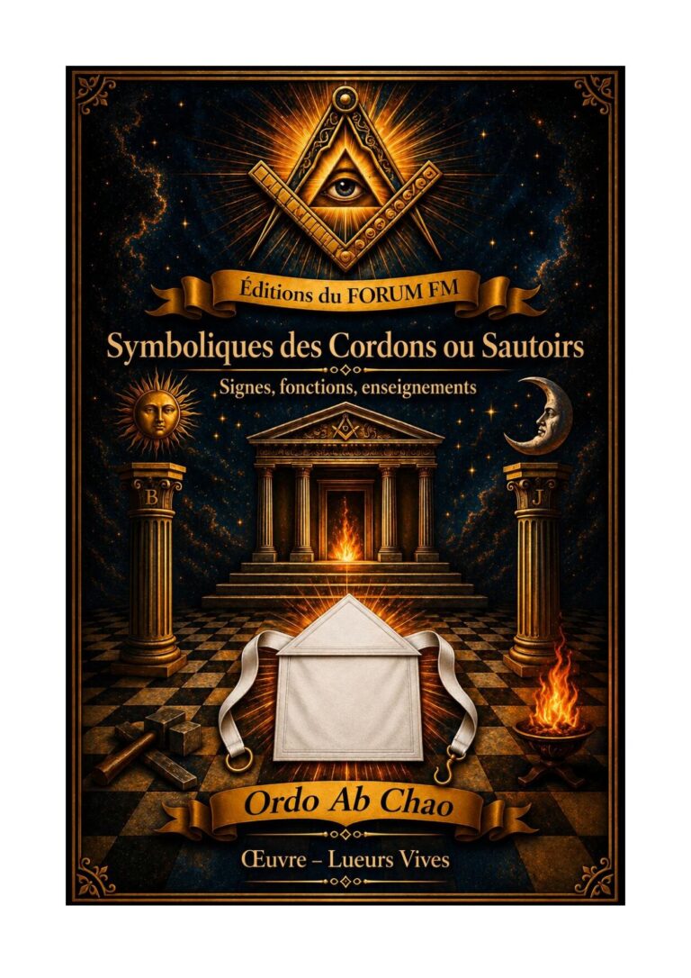 Symboliques des Cordons ou Sautoirs – Lueurs Vives - LV019V - Sources pour Franc-maçon